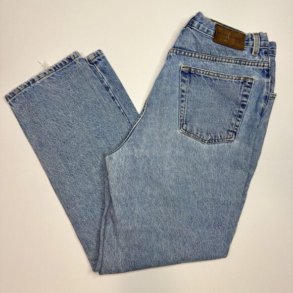 Lauren Ralph Lauren Women's Boyfriend Jeans Size 14 Denim Casual Y2K - Picture 1 of 8